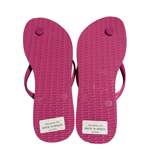 Havaianas Slim Pink Sandals, Size 6 NWOB - Picture 7 of 7